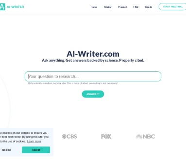AI-Writer：最准确的AI内容生成平台，从标题生成完整文章