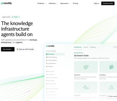 Mintlify：打造用户喜爱的精美文档工具