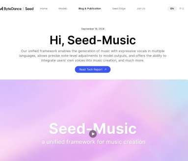 Seed Music：Doubao Team打造的高质量音乐生成系统