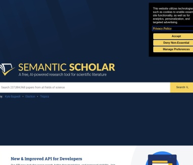  Semantic Scholar：AI驱动的科学文献搜索工具，提升学术研究效率