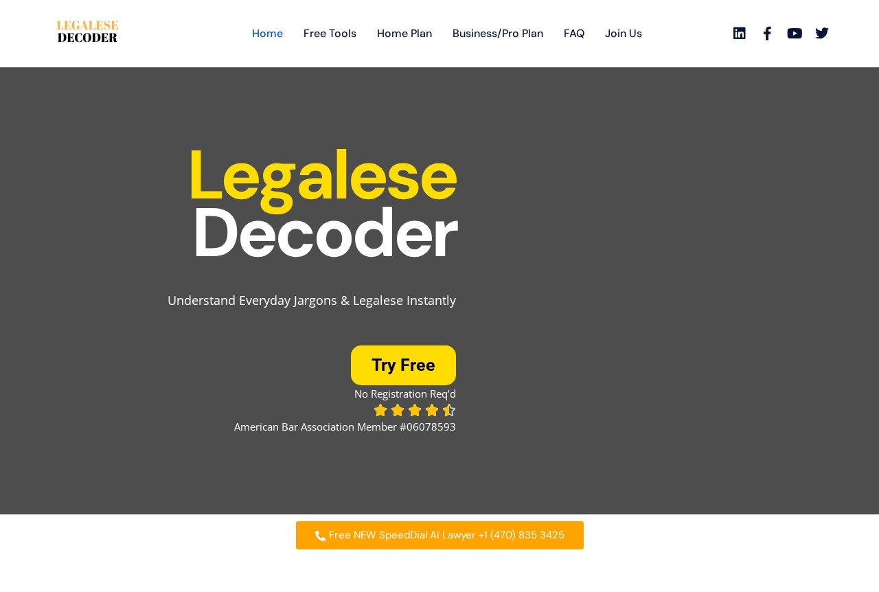 Legalese Decoder