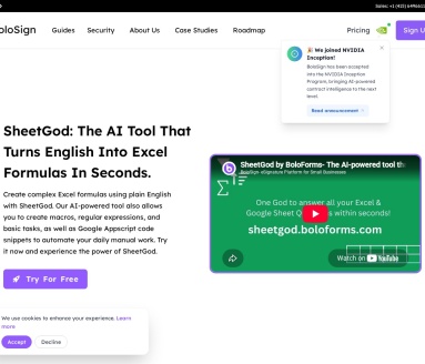 SheetGod：AI驱动的Excel公式生成工具