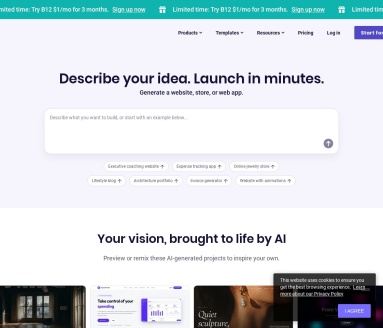 B12.io：AI驱动的专业网站建设者，提升业务效率