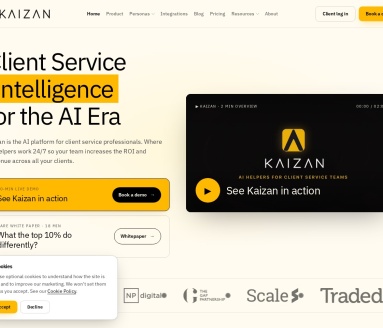 KAIZAN.ai：AI赋能客服，提升客户满意度和团队效率