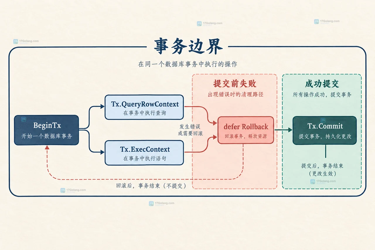 Go sql.Tx 提交错误关系图,连接未知状态、业务幂等键、对账查询与重试策略