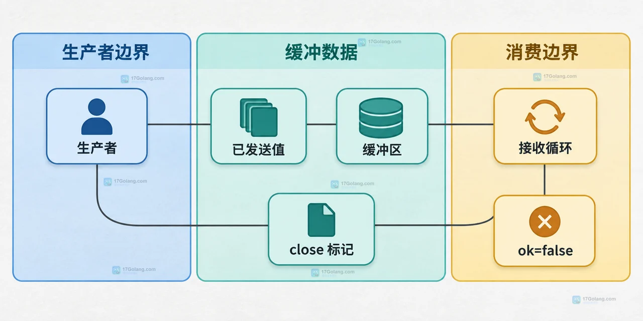 Go channel 发送零值、关闭空 channel 和 nil channel 与接收值 v、comma-ok 的静态关系图