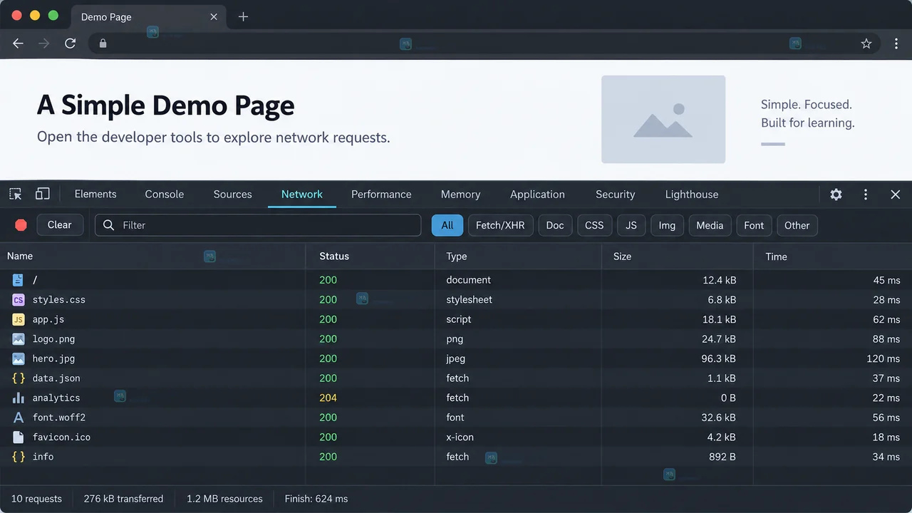 Chrome DevTools Network 组合过滤状态,Fetch/XHR 与 domain 属性共同保留目标接口