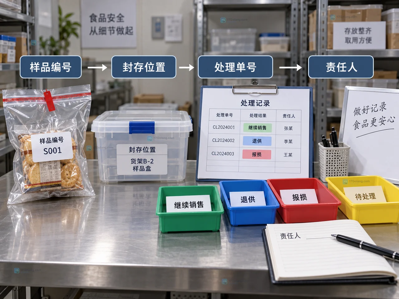临期商品批次盘点示意图,展示商品批次、到期日、数量和处理状态之间的对应关系