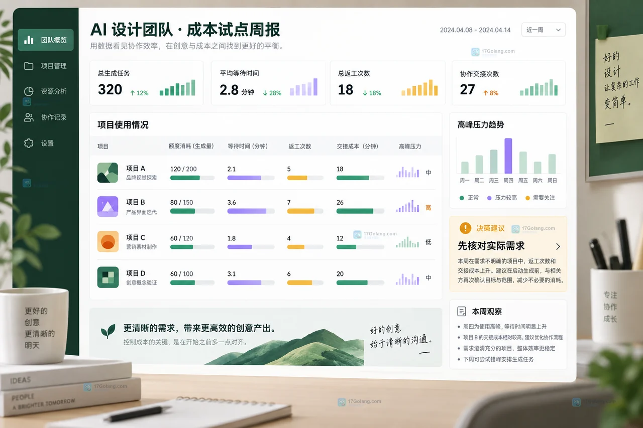 团队席位与项目工作量估算面板操作示意