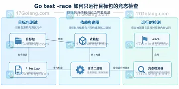 Go test -race 如何只运行目标包的竞态检查