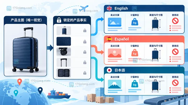 多语言电商素材母版与语言变量工作流