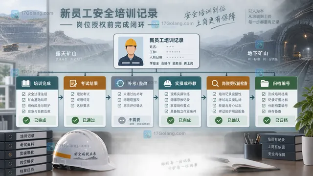 一人一档与一期一档互相索引的安全培训记录示意图