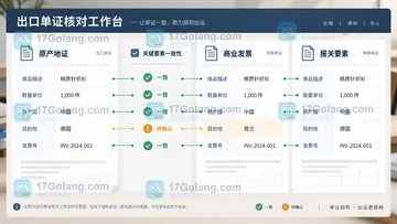 外贸企业出口前如何核对原产地证和报关要素