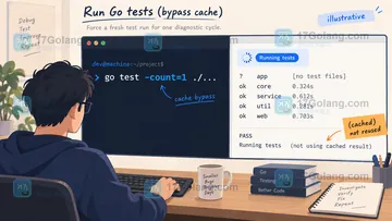 Go test -count=1 如何排除测试缓存造成的假象