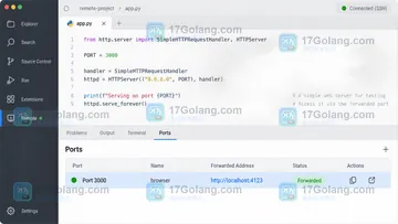 VS Code Remote SSH 端口转发入口在哪里设置