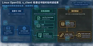 Linux OpenSSL s_client 检查证书链时如何读结果