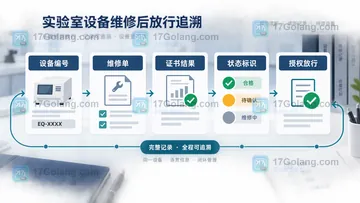 实验室设备维修后如何确认校准状态再投入使用