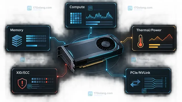 GPU 集群观测身份关系示意:节点、GPU UUID、MIG 实例与 Kubernetes 工作负载的关联