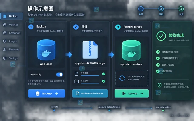 Docker volume为有状态容器规划备份入口的实现方法