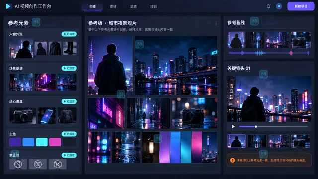 LibTV高可控视频输出怎么做？先固定参考元素再逐镜复查