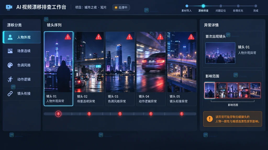 视频输出漂移分类原创界面说明图