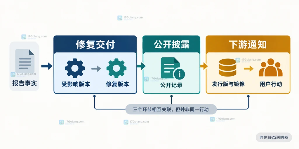 协调披露、分阶段披露和紧急带外响应的适用场景对比说明图