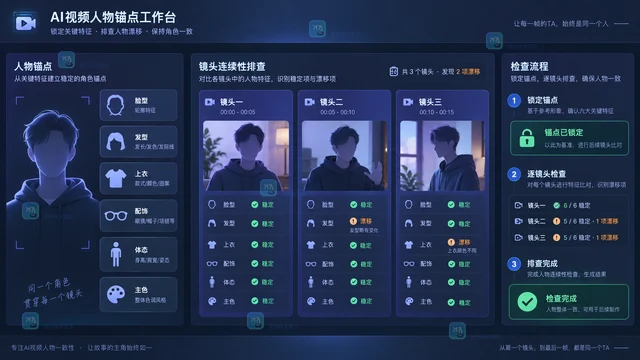 LibTV AI视频人物连续性不稳定怎么办？按镜头逐项排查