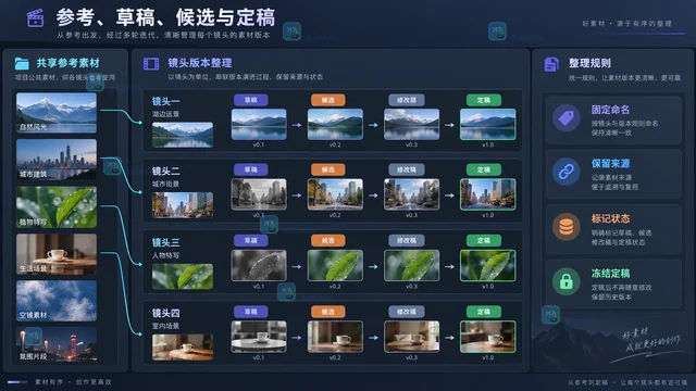 LibTV无限画布适合管理多镜头素材吗？分区、关联与版本整理