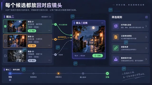 LibTV无限画布怎么搭第一个分镜板？从素材区到交付区的操作步骤