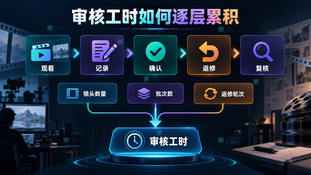 工业化视频审核成本累积原创关系图