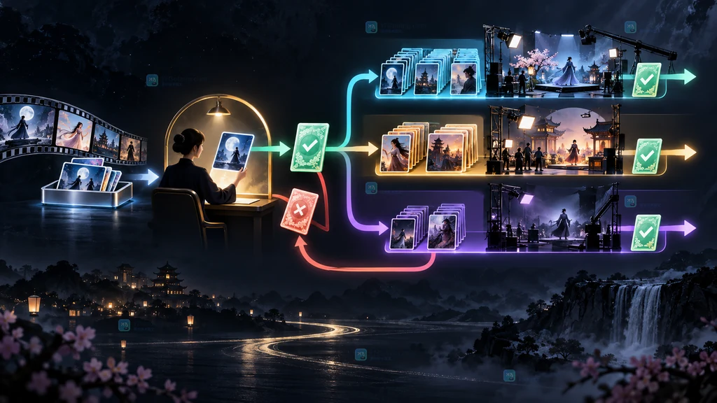 商汤Seko短剧分批扩展与返修边界原创示意图