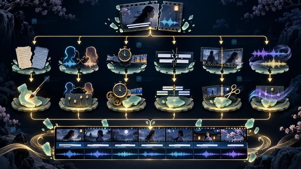 商汤Seko字幕配音不同步故障树原创示意图