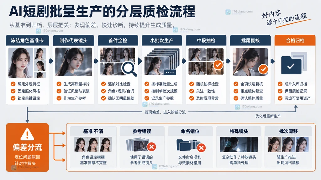 商汤Seko批量产出分层抽检流程原创示意图