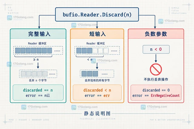 Go bufio.Reader 怎么用 Discard 跳过固定长度头部