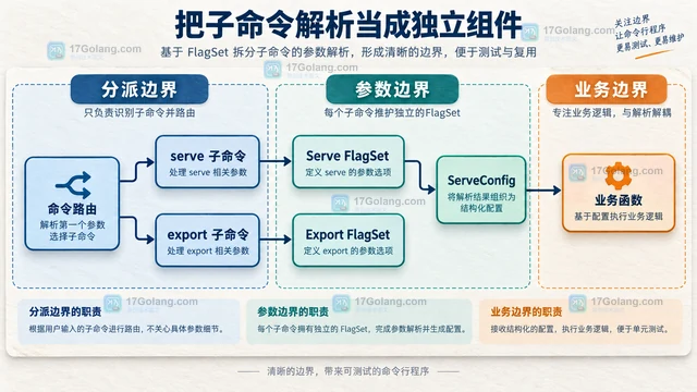 Go FlagSet 怎么实现可测试的子命令参数解析