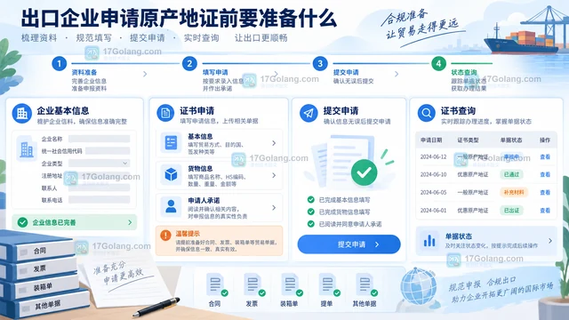 出口企业申请原产地证前要准备什么