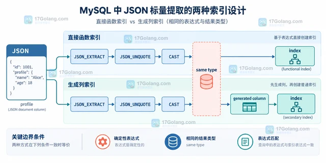 MySQL 函数索引提取表达式结果的设计方法