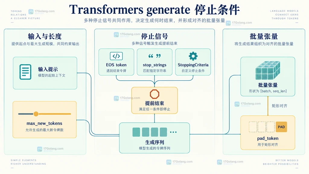 Transformers generate 停止条件与批量张量的静态关系图