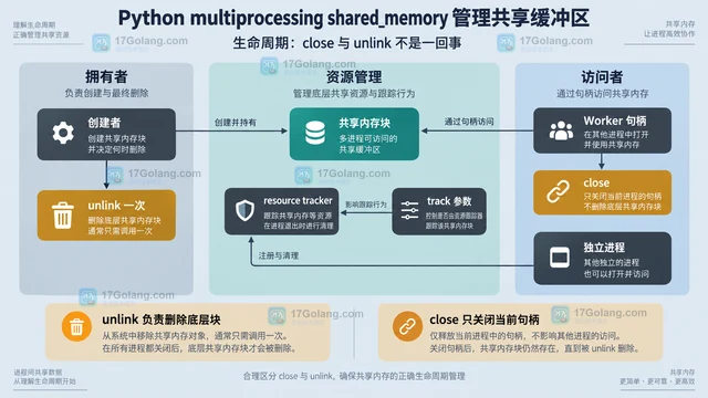 Python multiprocessing shared_memory 管理共享缓冲区