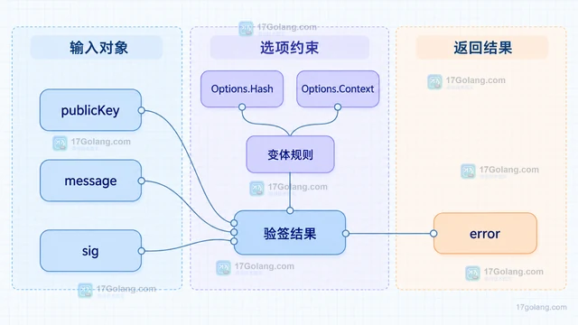 Go ed25519.VerifyWithOptions 何时返回错误而不是 false