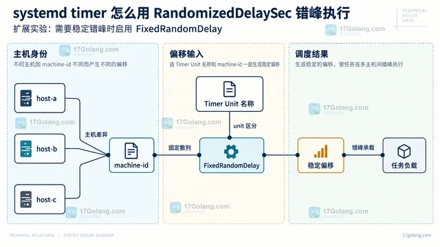 systemd timer 怎么用 RandomizedDelaySec 错峰执行