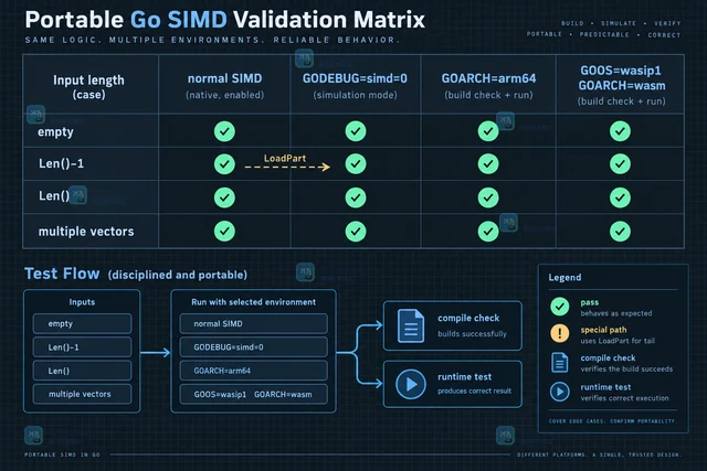 Go SIMD API 怎么为不同架构保留同一套向量代码
