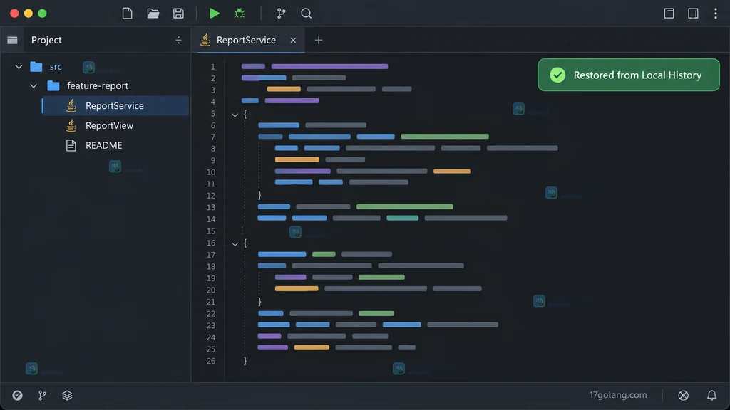 原创 IntelliJ IDEA 风格界面中目录恢复后重新出现在 Project 树的结果说明图