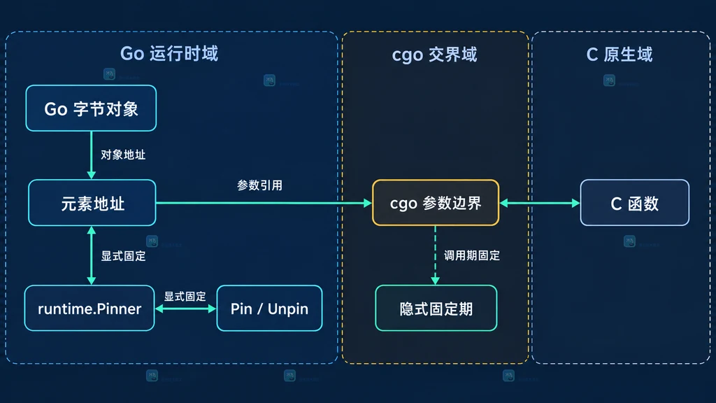 C 保存 Go 指针时原生资源、Pinner 与 Go 对象的静态生命周期边界