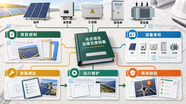 光伏运维项目交接时，设备档案应包含哪些内容
