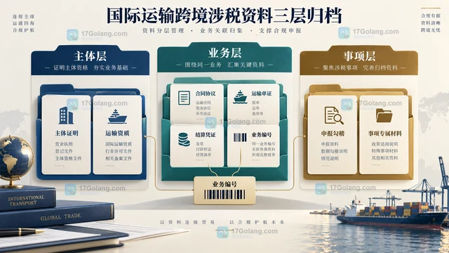 国际运输企业办理跨境涉税事项时，先准备哪些资料