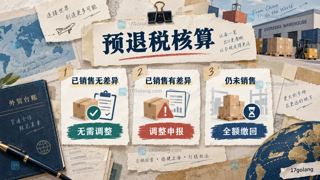 跨境电商海外仓货物离境后，出口退税怎样分阶段申报