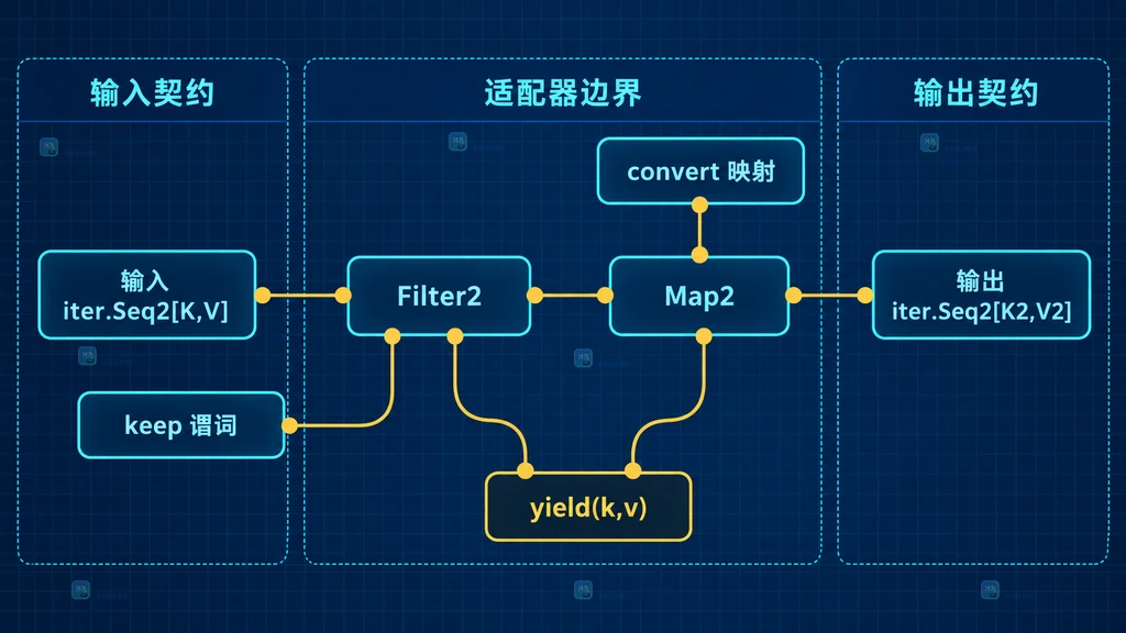 iter Seq2、Filter2、Map2、谓词和映射函数的静态调用结构