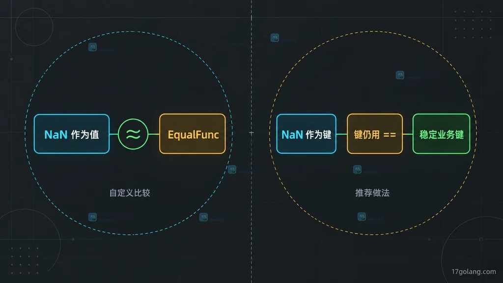 NaN 作为值和作为键时修复边界的静态关系图