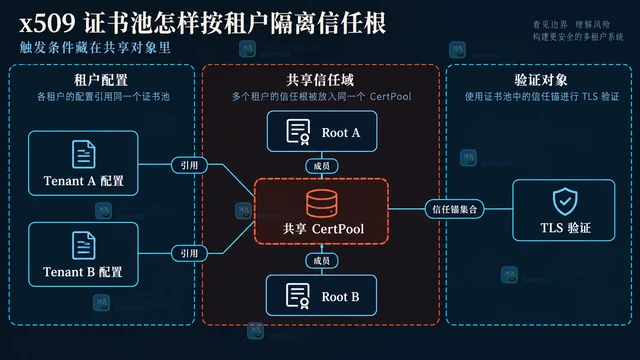 x509 证书池怎样按租户隔离信任根